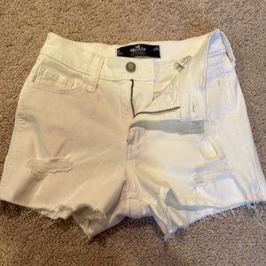 BOGO Hollister White Stretch Jean Shorts